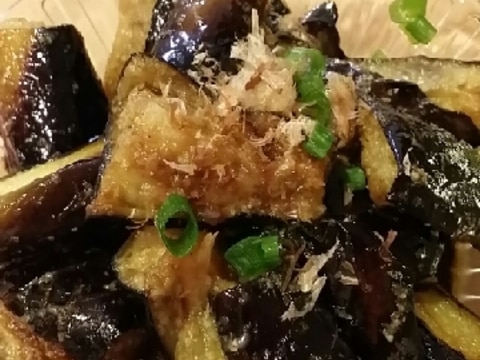 ノンフライヤーと麺つゆで簡単★茄子の揚げ浸し!